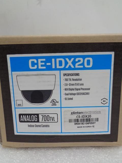 NEW CLINTON ELECTRONICS CE-IDX20 ANALOG IDX SERIES SECURITY CAMERA R28