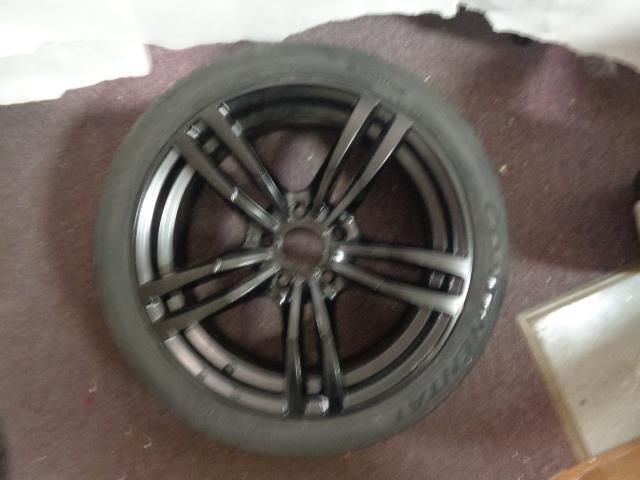 18X8 BMW 5 SPOKE STYLE WHEEL W/ CONTINENTAL EXTREME CONTACT 225/40ZR18 NEW SR