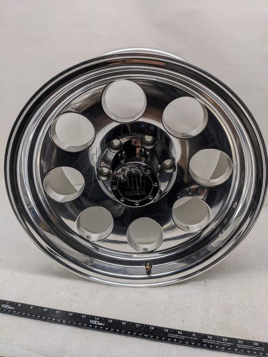 1 MAMMOTH WHEEL 17X9J ET-6 POLISHED ALUMINUM 6X139.7 BOLT PATTERN NEW WR