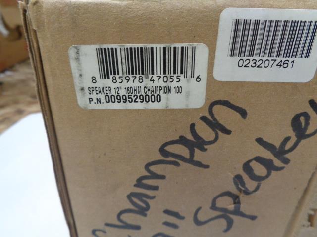 1 NEW CHAMPION 12" SPEAKER 160HM WITHOUT WIRING 0099529000 R17