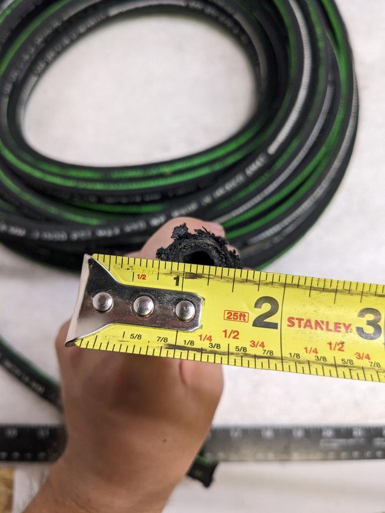 GATES 6C5E HYDRAULIC HOSE 50' OAL 5/16" ID 1.5K PSI MAX NEW R15