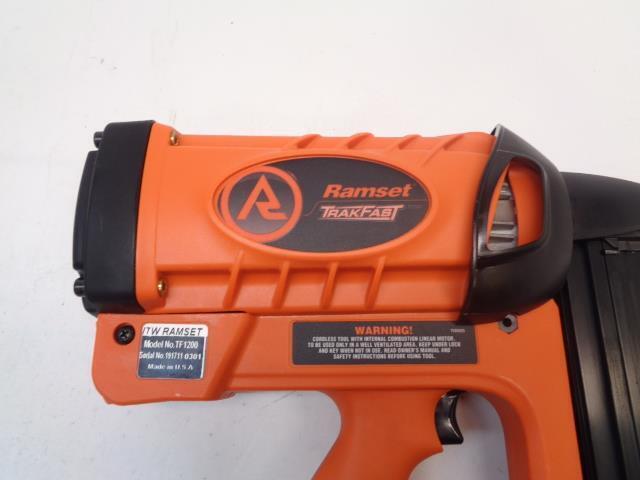 NEW RAMSET 6.0V STRIP LOAD CORDLESS NAILER KIT TF1200 SR