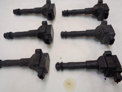 USED SET OF 6 PORSCHE 996 986 BOXSTER BERU IGNITION COILS 996.602.102.00  R25T5