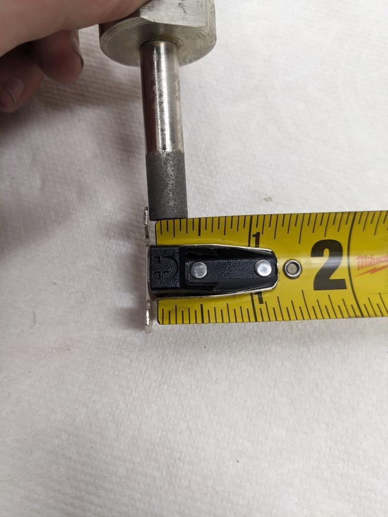 CRL HBT38 331747/025 3/8" BELGIAN THREAD ELECTRO-FORMED DIAMOND DRILL NEW D0