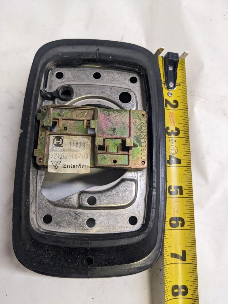 PORSCHE 944 INCOMPLETE EXTERIOR DOOR SIDE MIRROR FRAME 94473104101 USED R25