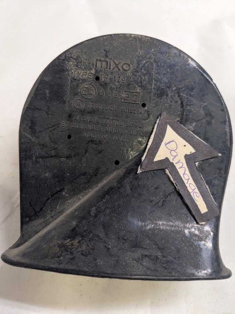 PORSCHE 84-91 944 LOW PITCH TONE ELECTRIC HORN SIREN MIXO TR129 #3 USED R21T2