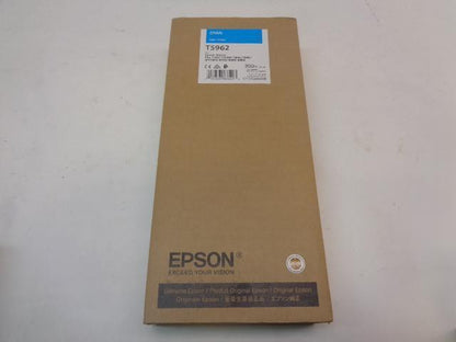 NEW EPSON CYAN ULTRACHROME HDR INK CARTRIDGE 350ML T596200 SR