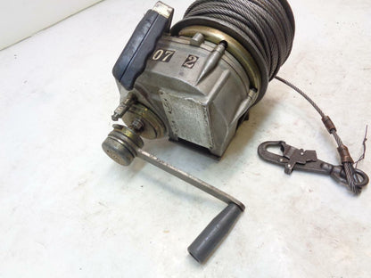 USED SALALIFT WINCH L1850-120S-1 STEEL WIRE 140FT S50lbs CAPACITY H1