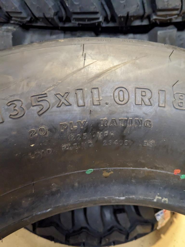 GOODYEAR FLIGHT RADIAL 225MPH H 35 11.0 18 20PR TIRE 351Q02-1 CQ2