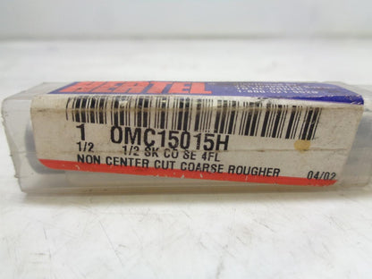 NEW HERTEL OMC15015H COBALT END MLL ROUGH TOOTH 1/2"x1-1/4" 4 FLUTE R22T6BD