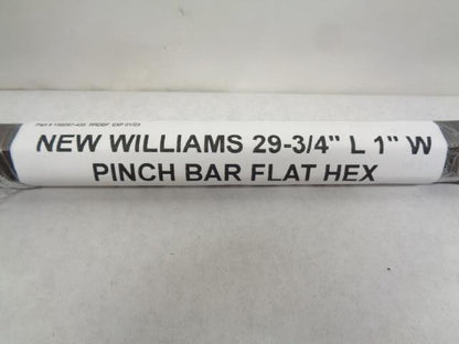 NEW WILLIAMS 29-3/4" L 1" W PINCH BAR FLAT HEX C-84 R27