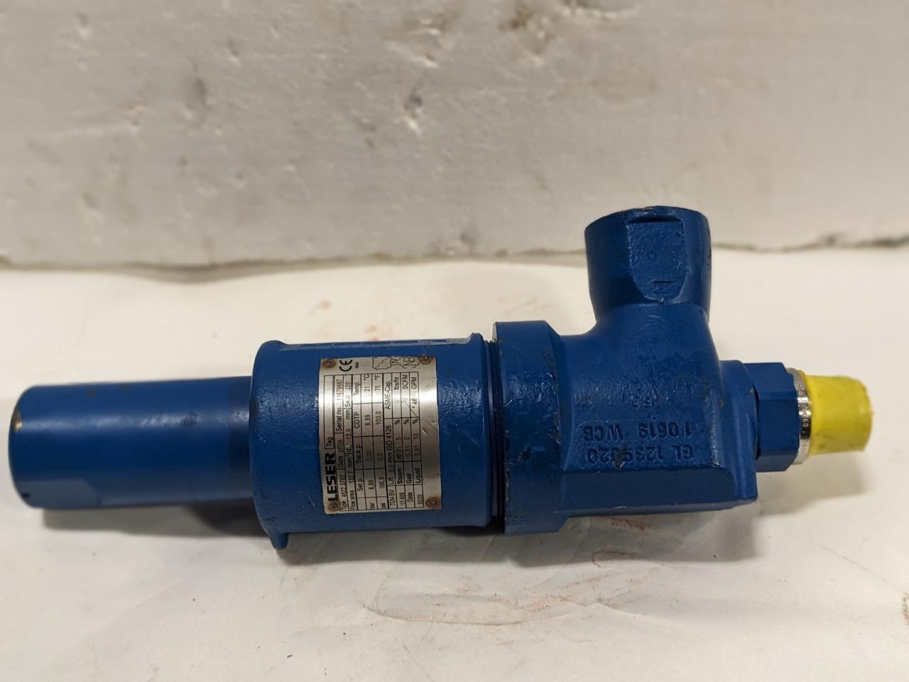 Leser Hydraulic Pressure Release Valve 4622.3782 NPT 3/4  NEW BSIG1