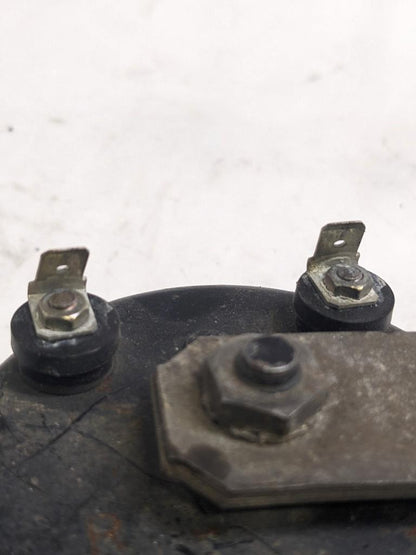 PORSCHE 84-91 944 LOW PITCH TONE ELECTRIC HORN SIREN MIXO TR129 #5 USED R21T2