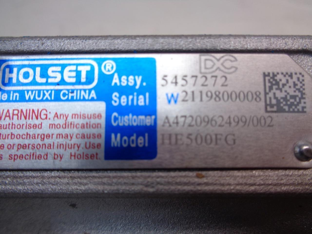 REMAN HOLSET DD15/16 HE500FG - EA4720962499 - 5457272 TURBOCHARGER E2