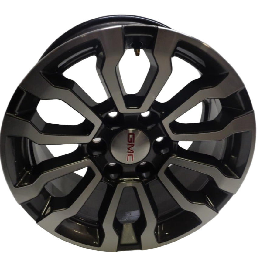 NEW TAKEOFF GMC SIERRA 1500 WHEEL CHARCOAL MACHINED 18X8.5 6X139.7 SR