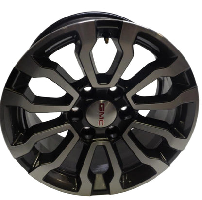 NEW TAKEOFF GMC SIERRA 1500 WHEEL CHARCOAL MACHINED 18X8.5 6X139.7 SR