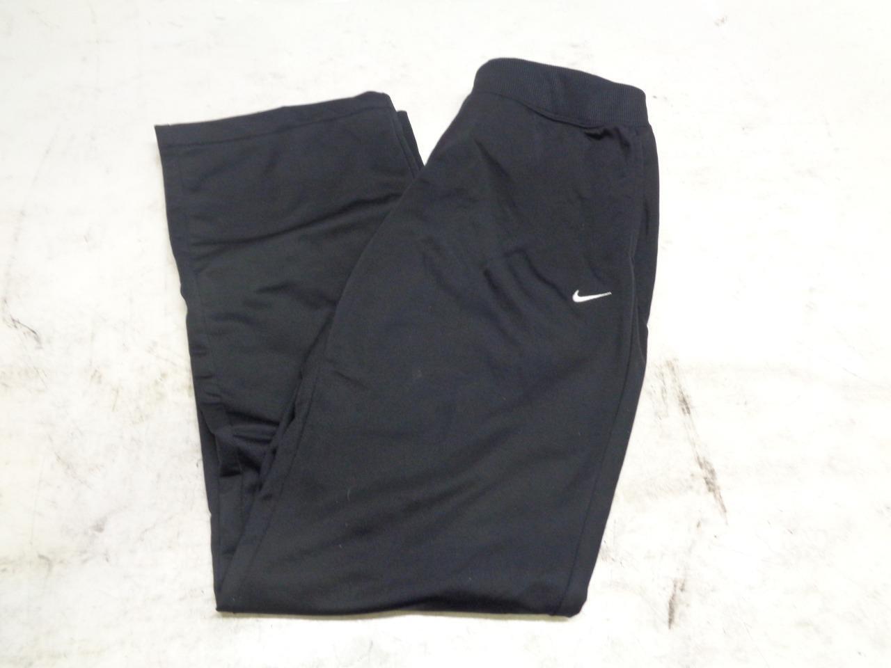 PAIR NEW NIKE WOMENS THE ATHLETIC DEPARTMENT 521901 BLACK TRACK PANTS MED SR
