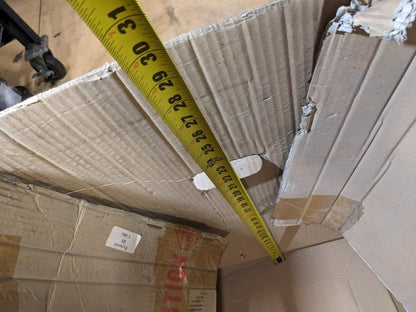 PORSCHE 928 -REAR BUMPER-LINING-WHITE- 65X30X18- 92850512322- NEW B2