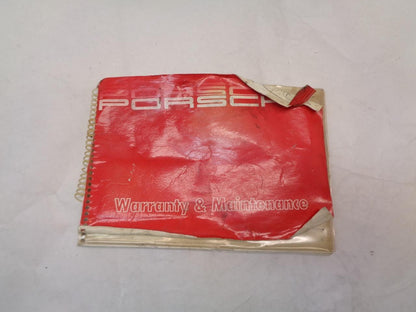GENUINE 1989 PORSCHE 944 WARRANTY & MAINTENANCE BOOK R25