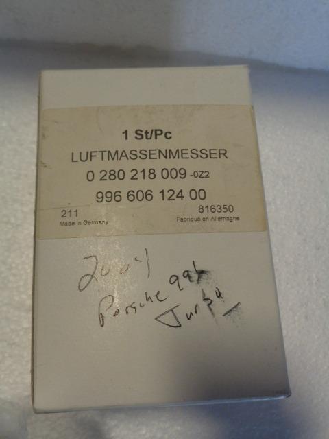 NEW GENUINE PORSCHE AIR MASS SENSOR 996 606 124 00 R24T1