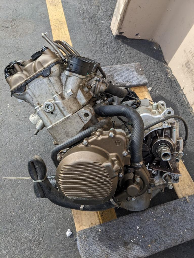 FOR PARTS ONLY KAWASAKI ZX600FEI22955 ENGINE FOR 2008 KAWASAKI ZX600J8F USED B2