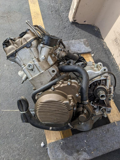 FOR PARTS ONLY KAWASAKI ZX600FEI22955 ENGINE FOR 2008 KAWASAKI ZX600J8F USED B2