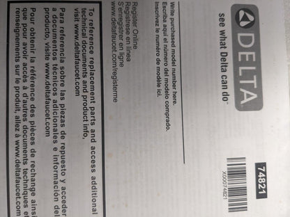 DELTA R4700-FL FLOOR MOUNTED TUB FILLED ROUGH IN VALVE NEW R27