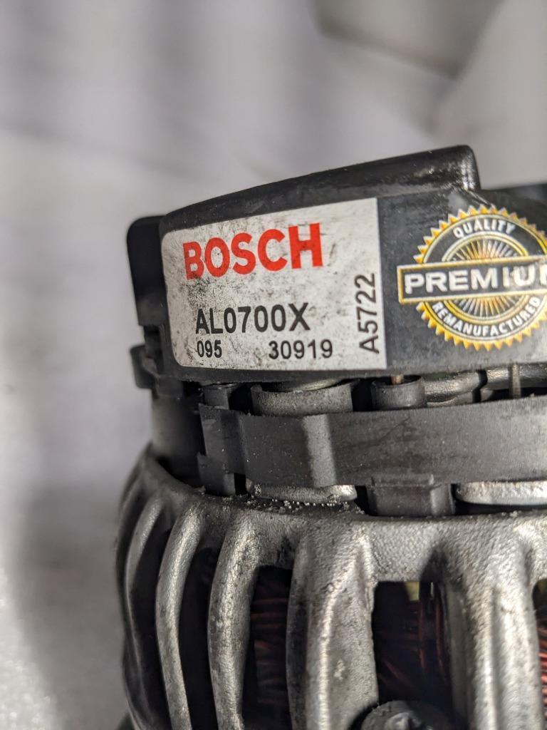 1999 PORSCHE BOXSTER BOSCH 14V 120 AMP ALTERNATOR AL0700X USED 996BGL
