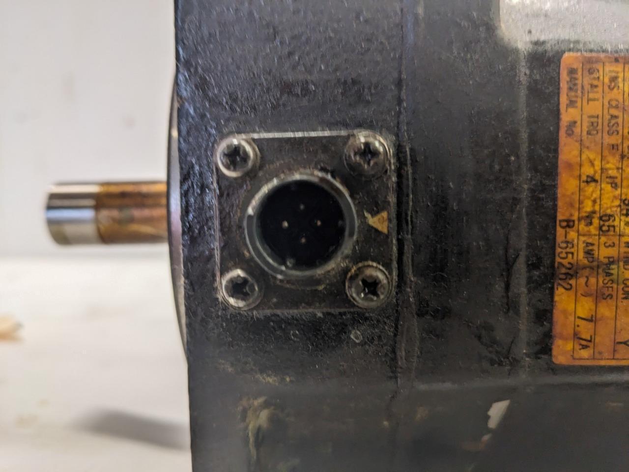 Fanuc αiF 4/4000 AC Servo Motor A06B-0223-B400 4000 RPM 138V 6.4A 267Hz BSRG6