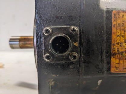Fanuc αiF 4/4000 AC Servo Motor A06B-0223-B400 4000 RPM 138V 6.4A 267Hz BSRG6