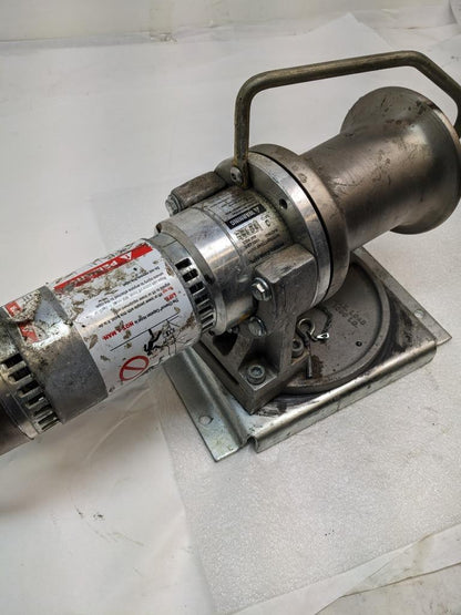 AB CHANCE C308-1170 CAPSTAN HOIST 1000 LB CAPACITY WITH SWIVEL BASE 115V USED H1