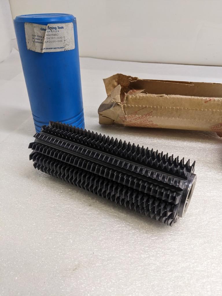 GLEASON ID-54797-000-5 BORE-TYPE HOB CARBIDE 3" DIA 8.25" OAL NEW R22