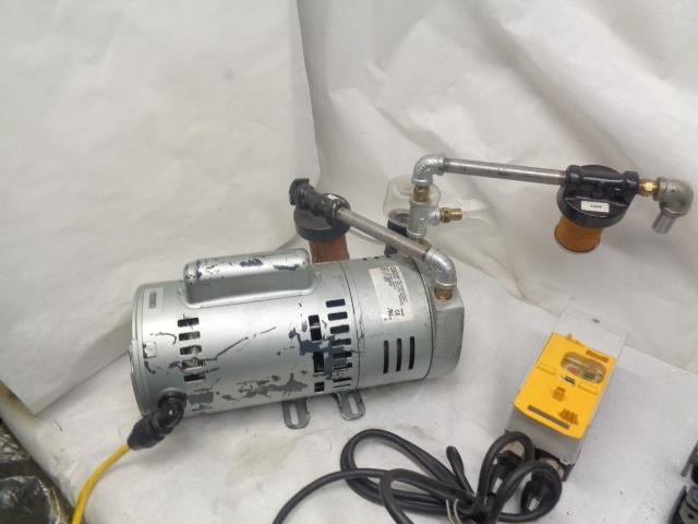 MARATHON MOTOR 5KC49RN0666X WITH GAST 0823-V2-G608NGX VACCUM PUMP 10 PSI NEW J1