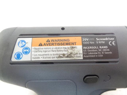 INGERSOLL RAND QXX2PT1000NPS12 20V TORQUE MULTIPLIER WITHOUT BATTERY USED R27