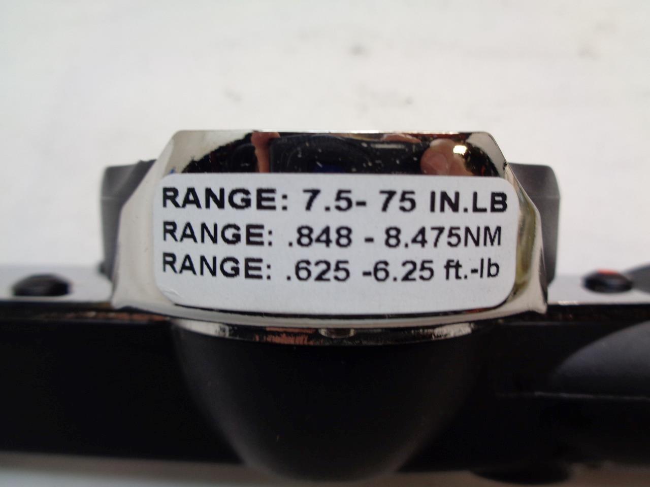 PROTO ELECTRONIC TORQUE WRENCH .63-6.25 FT-LB 1/4" DRIVE J6339 R22