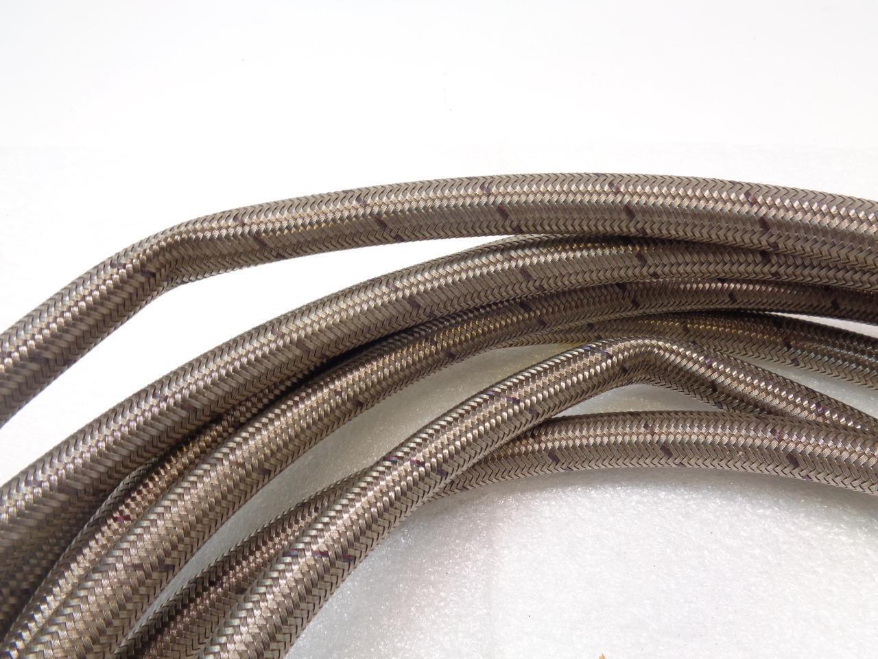 NEW UNBRANDED BRAIDED HOSE 1/2" (O.D) 25 FEET 3 INCHES LONG R3