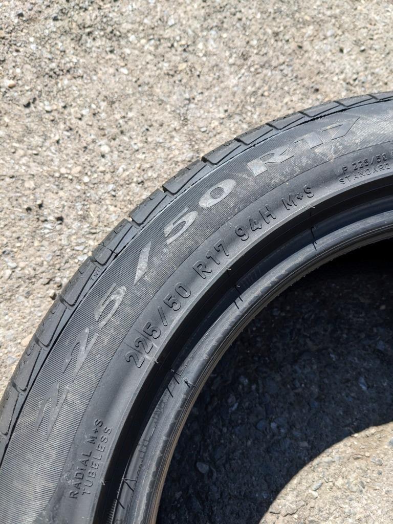2 PIRELLI CINTURATO P7 A/S MERCEDES RUNFLAT P 225 50 17 94H SL TIRES 2374300 CQ3
