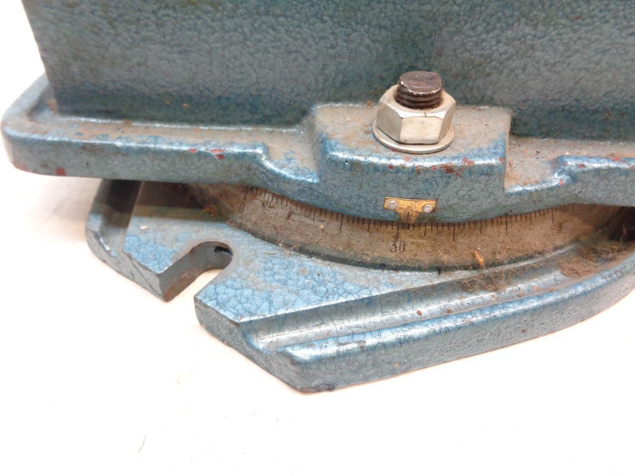 NEW STEEL 5-1/2" MILLING MACHINE VISE W/ SWIVEL BASE (MISSING CRANK KEY) SR