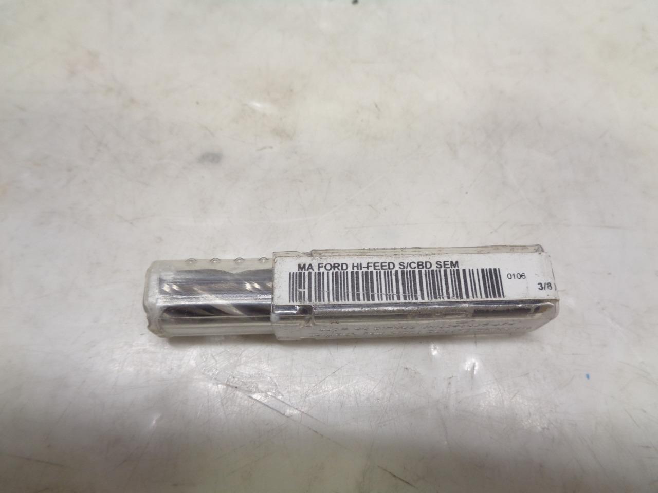 NEW MA FORD HI-FEED 11137500 CARBIDE END MILL 3/8"x1" 4 FLUTE R22T6BG