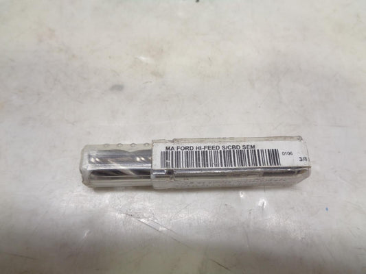 NEW MA FORD HI-FEED 11137500 CARBIDE END MILL 3/8"x1" 4 FLUTE R22T6BG