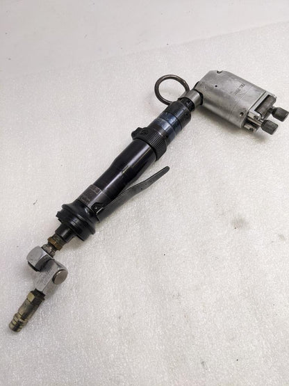 CLECO 24RAS13AM3 PNEAUMATIC ANGLE NUTRUNNER W/ GDX ROLL FORM HEAD USED R27