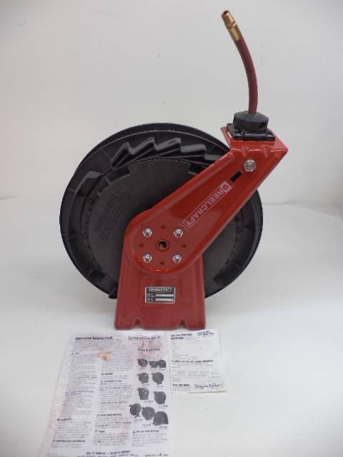 NEW RELLCRAFT 4JNC5 3/8 HOSE REEL 25FT 300PSI GENERAL INDUSTRIAL