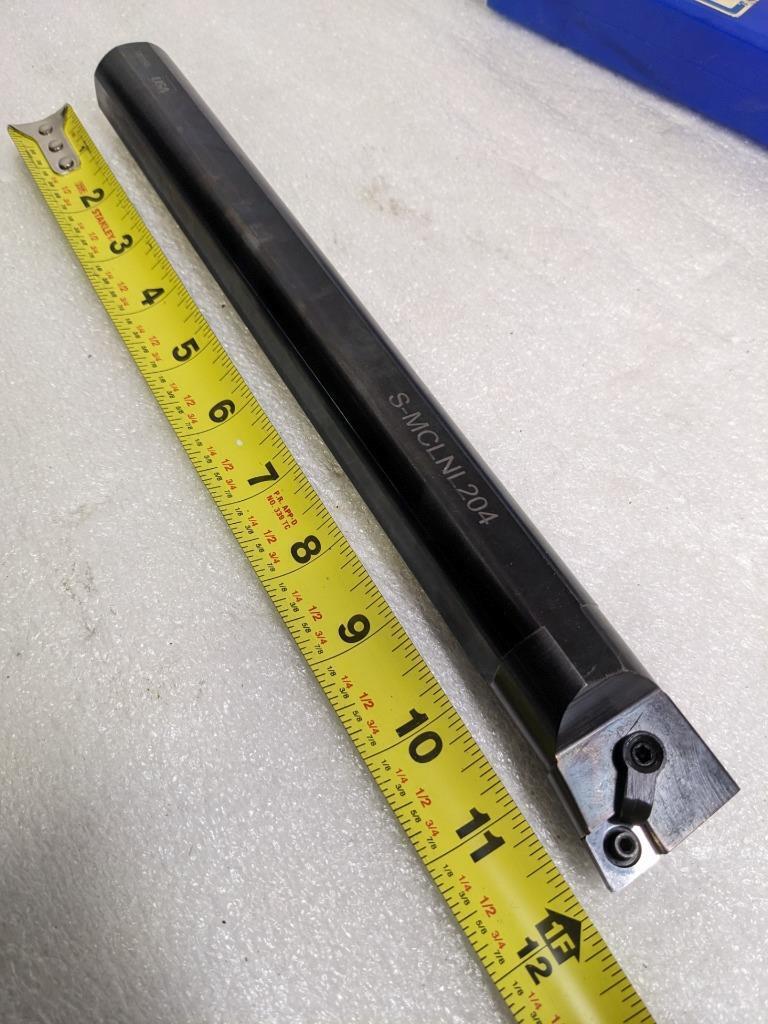 MITSUBISHI MATERIALS 104346 M-TYPE BORING BAR S-MCLNL204 LEFT-HAND NEW R27