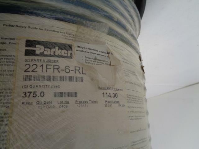 Parker 221FR-6-RL Low Pressure Rubber Transportation Hose 375FT SPOOL NEW L4
