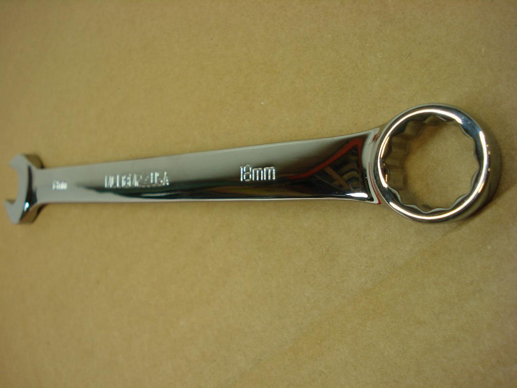 MATCO TOOLS 18MM 12PT LARGE COMBINATION WRENCH MCL18M2X CHROME POLISH R22T4