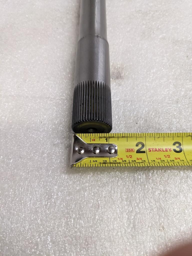 SCHROEDER TORSION BAR 1-1/8"X29" 48 SPLINE 1.000 SOLID NEW R9