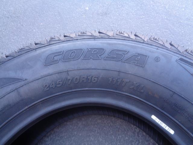 CORSA HIGHWAY TERRAIN PLUS P 245 70 16 111T SL TIRE COMSID0004 SU16