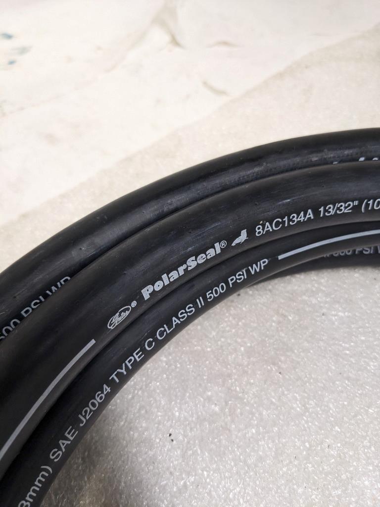 GATES 8AC134A POLARSEAL HYDRAULIC REFRIGERATION SYSTEM HOSE 25' 13/32" ID NEW R3