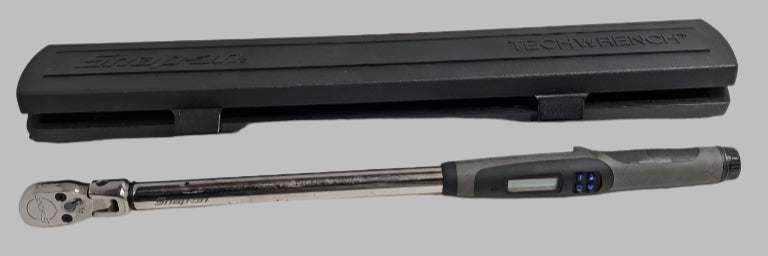 SNAP-ON ATECH3FR250A 1/2" SQUARE TECHANGLE TORQUE WRENCH 12.5-250FT/LB USED R22