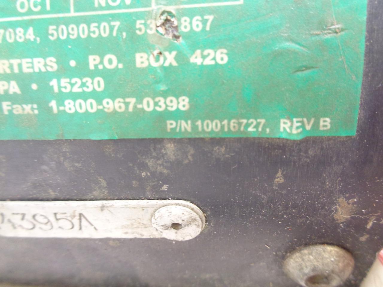 MSA LYNX PERSONAL SAFETY SIDE HOIST 10016727 (MISSING MANUAL HANDLE) USED H1